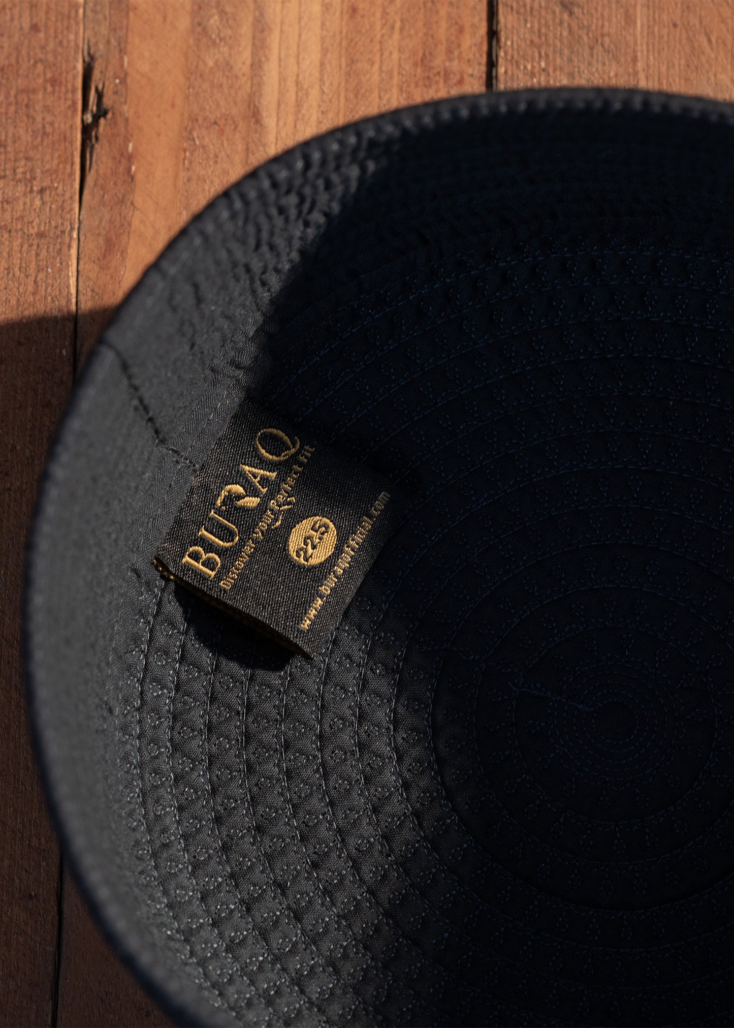 Navy Blue Suiting Cap - Double Embroidery - Men