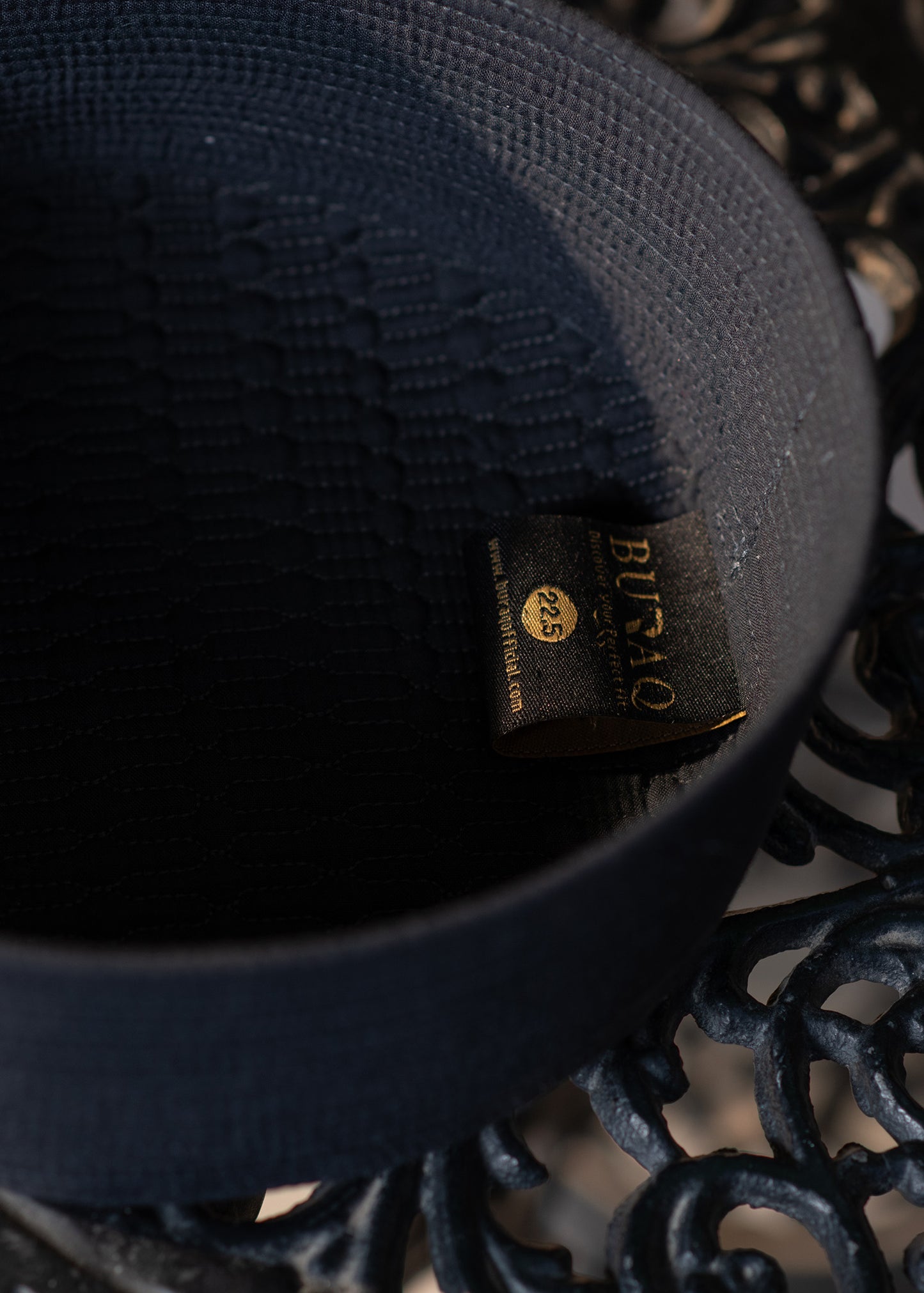 Black Suiting Cap - Single Embroidery - Men