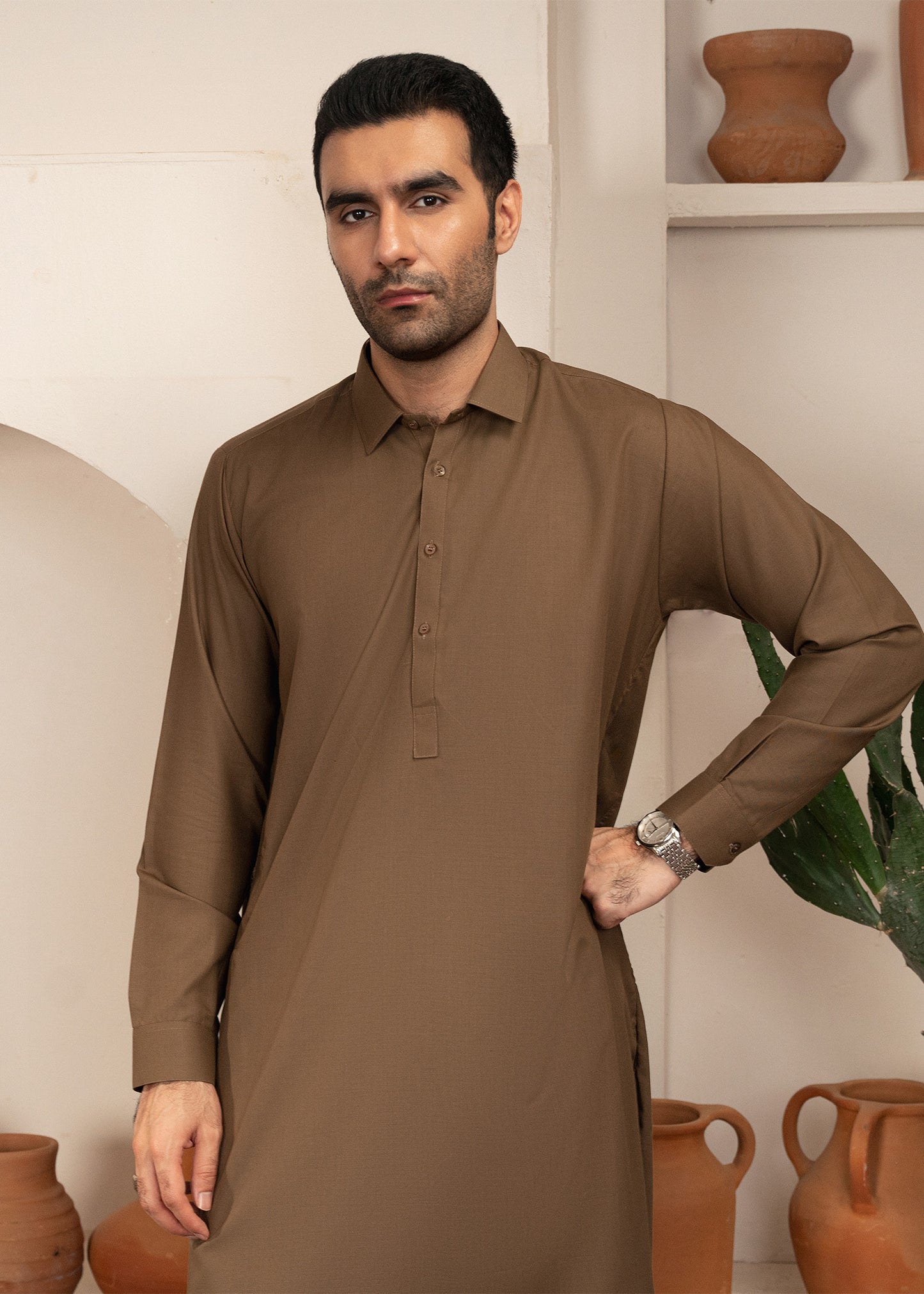 Light Brown Collared