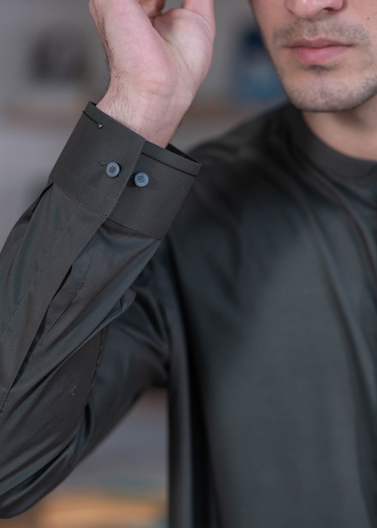 Modern Pine Green Stitched Suit for Men | Elegant Eastern Formal Wear
