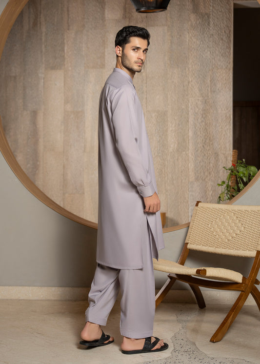 Light lavender Ban Kameez Shalwar - Men