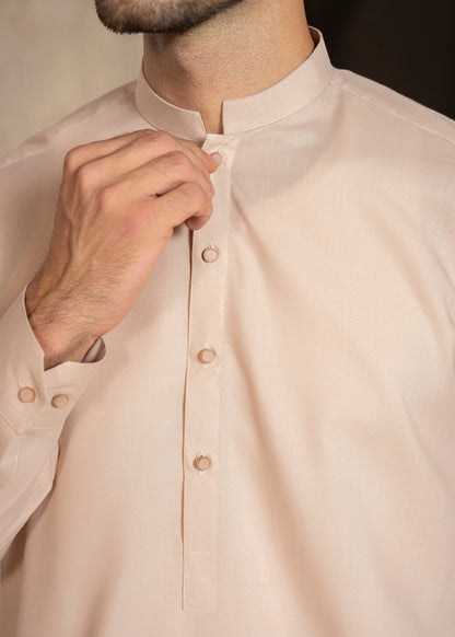 Pinkish Brown Kameez Shalwar - Men