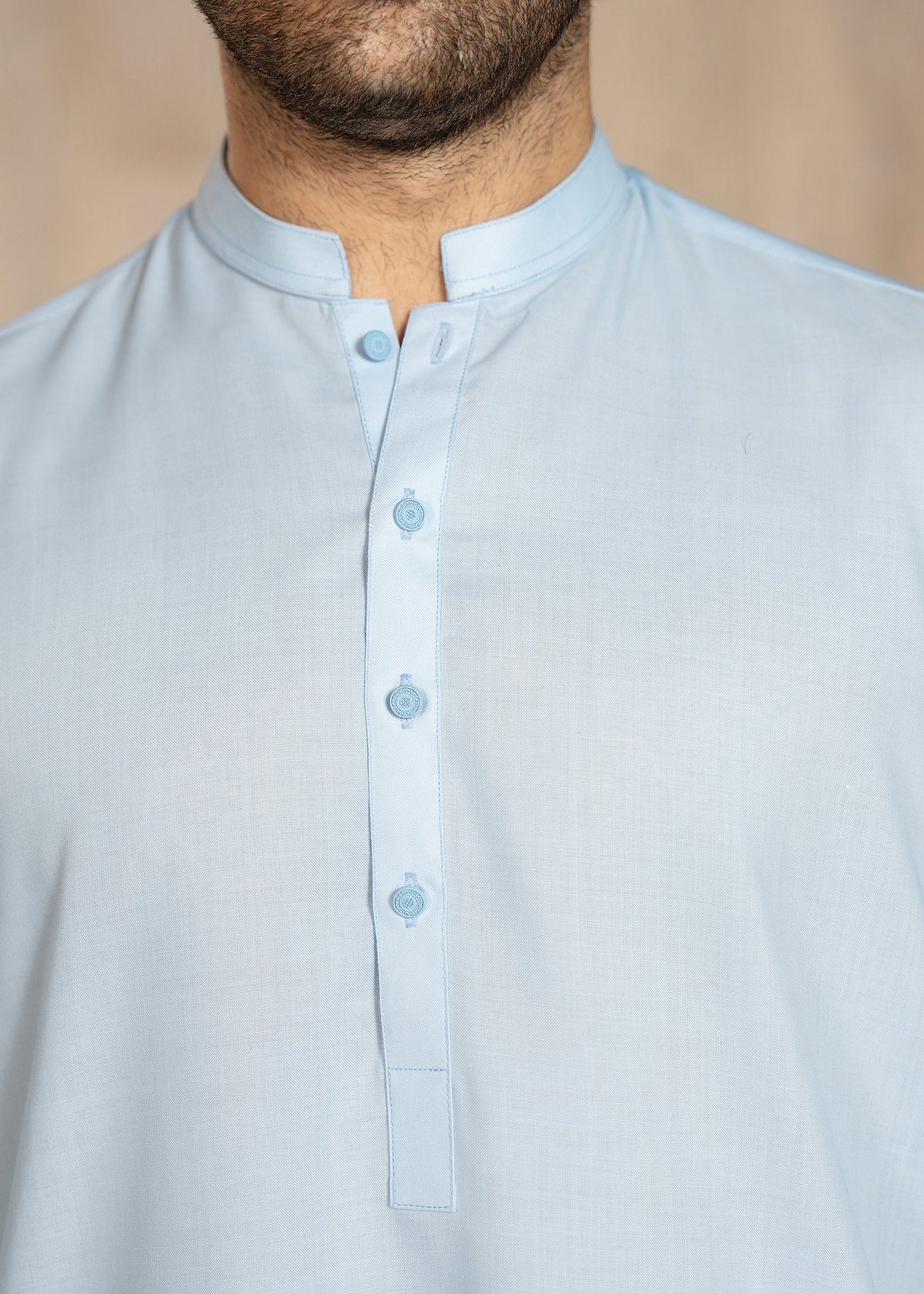 Sky Blue Kameez Shalwar - Men