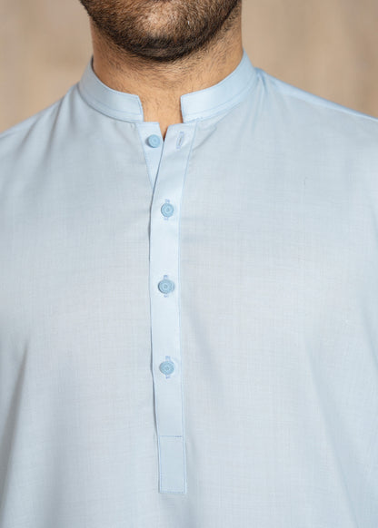 Sky Blue Kameez Shalwar - Men