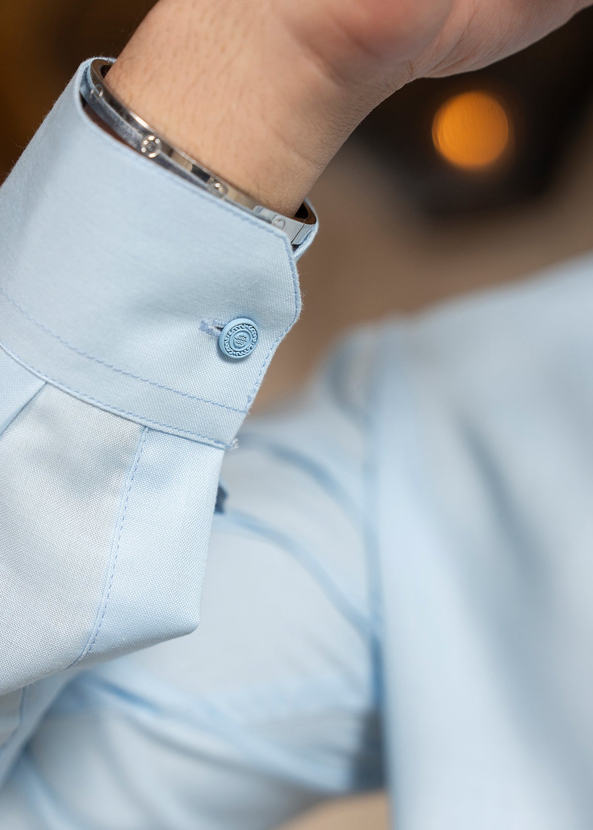 Sky Blue Kameez Shalwar - Men